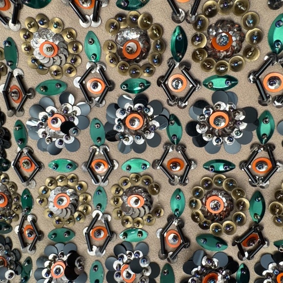 J. Crew Collection Rare Embellished Size 4 Beaded Skirt Festive Holiday 2018 - Picture 5 of 16